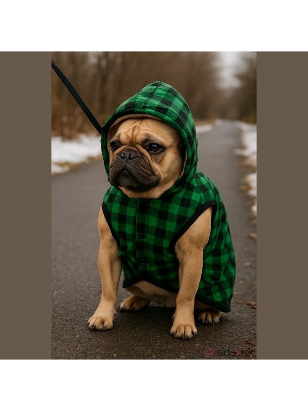 NWT XL Winter Pet Jacket PAWZ Road Removable hood
